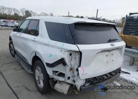 2020 Ford Explorer Xlt z USA, uszkodzony, nr VIN 1FMSK8DH9LGC88612